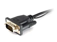 Equip Adapter HD15->HDMI-A3.5mmUSB-A StBu Audio schwarz