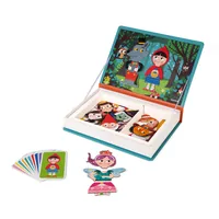 Janod Beschäftigungsspielzeug Magnetbuch Märchen - Altersempfehlung ab: 3 Jahren - Material: Pappe - Eigenschaften: Keine Eigenschaft - Zertifikate: FSC - Detailfarbe: Türkis