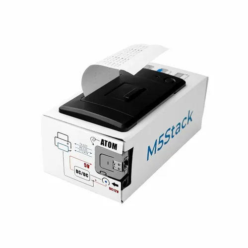 M5Stack Thermodirektdrucker Kit M5 ATOM - Prozessorfamilie: ESP32 - Entwicklerboard Serie: M5 ATOM - Anzahl Prozessorkerne: 2 - Integrierte Grafik: Nein - Schnittstellen: USB Typ C - UART