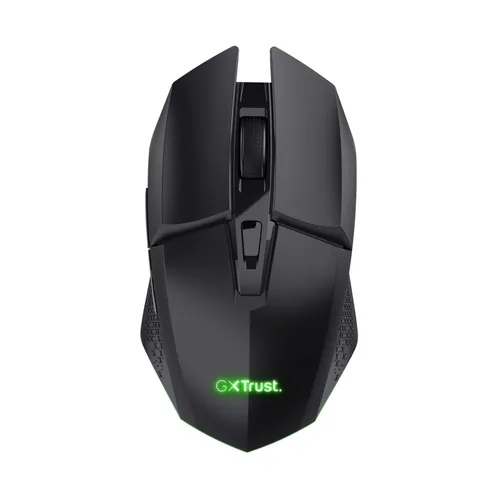 Trust Gaming-Maus GXT110 Felox Schwarz - Maus Features: Umschaltbare DPI-Auflösung - Daumentaste - Beleuchtung - Scrollrad - Bedienungsseite: Universal - Detailfarbe: Schwarz - Gewicht: 92 g - Verbindungsart: Kabellos - Schnittstelle: USB-A