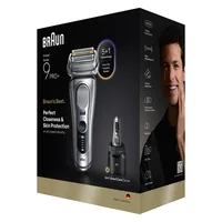 Braun Series 9 Pro+ 9667CC Elektrorasierer Folienschaber Trimmer Silber