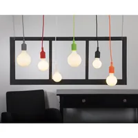 Star Trading Pendelleuchte COLOR Grau - Betriebsart: Netzbetrieb - Lampensockel: E27 - Farbtemperatur Kelvin: Je nach Leuchtmittel - Gesamtleistung: 40 W - Farbwiedergabeindex CRI: 0 - Dimmbar: dimmbar