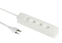 SCHOENENBERGER Steckdosenleiste PRINCIPIO 85.805.3.2WS 3xT13 horizontal, 2.0m weiss