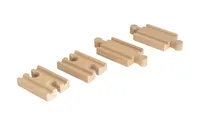 BRIO Eisenbahn 1/4 Ausgleichsschienen gerade - Kategorie: Schienen & Weichen - Altersempfehlung ab: 3 Jahren - Material: Holz - Eigenschaften: Keine Eigenschaft - Zertifikate: FSC