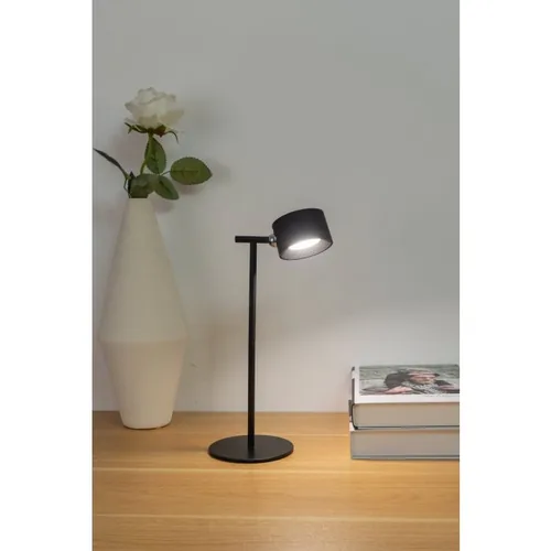 EGLO Leuchten Wandleuchte MURAGLIE LED Touch rund Schwarz - Smart Home: Nicht kompatibel - Dimmbar: dimmbar - Anwendungsbereich: Indoor - Betriebsart: Akkubetrieb - Zusätzliche Ausstattung: Berührungssensor - Tragbar - Variable Farbtemperatur - Lampensock