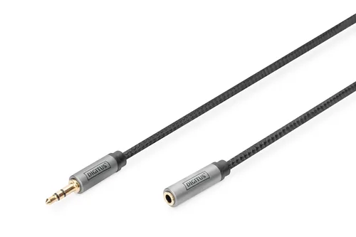 DIGITUS Audio Verlängerung 3,5mm Klinke SteckerBuchse 1,8M