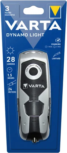 Varta Dynamo Light LED Nero, Grigio Torcia a mano