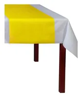 PRO nappe Tischläufer 40 cm x 480 cm, Gelb - Material: Polypropylen (PP) - Produktart: Tischläufer - Motiv: Ohne Motiv - Detailfarbe: Gelb - Breite: 40 cm - Länge: 480 cm