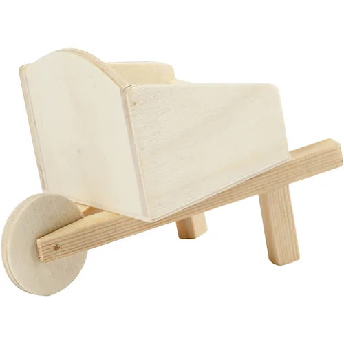 Creativ Company Holzartikel 1 Stück - Breite: 6.2 cm - Höhe: 7 cm - Länge: 11 cm - Produkttyp: Schubkarre