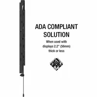 Peerless STS680 signage display mount 124.5 cm (49") Black