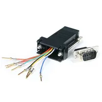 StarTech.com DB9 auf RJ45 Modular-Adapter - Stecker/Buchse - Seriell Adapter DB-9 / RJ-45 - St / Bu - Serieller Adapter - DB-9 (M)