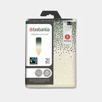 Brabantia Bügelbrettbezug New Dawn 124 x 38 cm, Gelb - Bügelbrettbezug: Baumwolle (CO) - Zubehörtyp: Bügelbrettbezug - Detailfarbe: Gelb - Breite max.: 38 cm - Material: Baumwolle - Länge max.: 124 cm