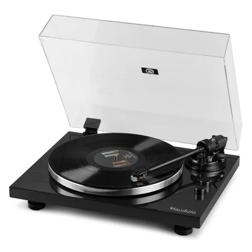 Audizio Plattenspieler Toledo Schwarz - Detailfarbe: Schwarz - Plattenspieler Antriebsart: Riemenantrieb - Platte Geschwindigkeit: 45 U/min - 33? U/min - Tonabnehmer: Dabei - Tonarm: Gerade - Anwender: HiFi