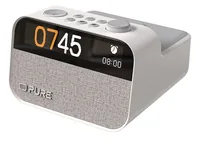 Pure Radiowecker Moment Charge Weiss - Widerstandsfähigkeit: Keine Angabe - Radio Tuner: DAB+ - FM - Stromversorgung: Netzbetrieb - Detailfarbe: Weiss - Streaming Formate: Keine - Ausstattung: Display - QI-Ladestation - Schlummerfunktion - Sleep-Timer - W
