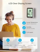 Govee Wetterstation Govee Bluetooth Thermometer – Hygrometer - Funktionen: Innentemperatur - App Unterstützung - Raumluftqualität - Set: Nein - Typ: Thermo-/Hygrometer
