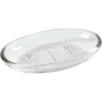 Creativ Company Soap Dish, H: 3 cm, L: 15 cm, W: 9,5 cm, Clear, 1 pc