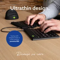 R-Go Tools RGOSBUSWLBL keyboard Office US English