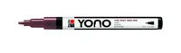 Marabu Acrylmarker YONO 0.5 - 1.5 mm Braun - Strichstärke: 1 mm - Verpackungseinheit: 1 Stück - Oberfläche: Leinwand - Metall - Kunststoff - Holz - Stein - Glas - Textilien - Beton - Porzellan - Papier - Set: Nein - Detailfarbe: Braun - Eigenschaft-Stift: