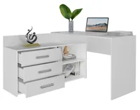 Topeshop DANY BIEL KPL computer desk White