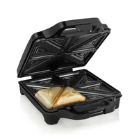 Princess Sandwich-Toaster Supreme XXL 1600 W - Produkttyp: Sandwich Toaster - Höhenverstellbar: Nein - Detailfarbe: Schwarz - Leistung: 1600 W - Temperatur einstellbar: Nein - Anzahl unterschiedliche Grillplatten: 1