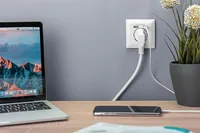 Digitus Safety socket for flush mounting with 2 USB ports