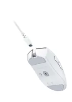 Razer Gaming-Maus DeathAdder V4 Pro White - Bedienungsseite: Rechtshänder - Maus Features: Griffige Seitenflächen - Integrierter Speicher - Programmierbare DPI-Einstellung - Programmierbare Tasten - Scrollrad - Umschaltbare DPI-Auflösung - Detailfarbe: We