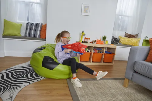 NERF Junior Wild Lionfury - Waffentyp: Gewehr - Altersempfehlung ab: 6 Jahren - Geschossart: Dart - Motorisierter Dartabschuss: Nein