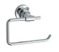 tesa Toilettenpapierhalter Luup Silber - Befestigung: Kleben - Aufhängevorrichtung: Nein - Anzahl Rollen: 1 - Detailfarbe: Silber - Detailmaterial: Metall - Grundmaterial: Metall