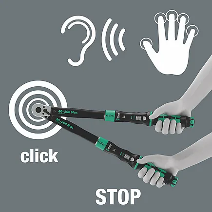 Drehmomentschlüssel mit Umschaltknarre Click-Torque Lock C 3