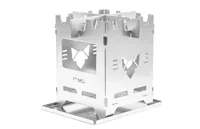 Fennek Grill Campingkocher Hobo Premium, Edelstahl - Breite: 12.2 cm - Höhe: 16 cm - Tiefe: 12.2 cm - Zusatzausstattung: Transporttasche - Multischale - Typ: Camping-Grill - Campingkocher - Indirektes Grillieren: Nein