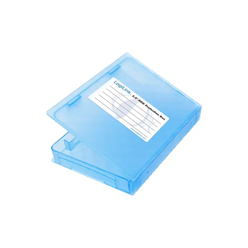 Logilink HDD Schutz-Box für 1x 6.3cm 2,5"" blau wasseresist