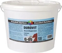 Knuchel Innendispersion Durovit-Mix 1 l Weiss - Produkttyp: Innendispersion - Anwendung: Innenbereich - Glanzgrad: Seidenmatt - Wetterbeständigkeit: Nein - Fertigmischung: Nein - Reichweite: 0
