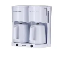 Severin Filterkaffeemaschine KA 9314 Weiss - Detailfarbe: Weiss - Anzahl Tassen: 16 - Ausstattung: Kabelstaufach - Wasserstandsanzeige