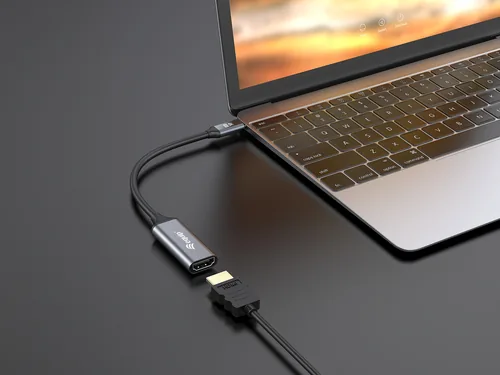 Equip Adapter USB-C->HDMI2.0 StBu 4K 60Hz 0.15m PVC