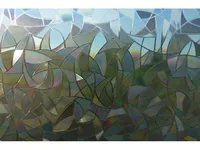 Hubatka Fensterfolie Rubi 46 x 150 cm, Bunt - Befestigung: Statisch haftend - Breite: 46 cm - Detailfarbe: Mehrfarbig - Länge: 150 cm