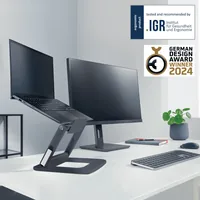 Leitz 64240089 support d'ordinateur portable Supports de Laptop Gris foncé 38,1 cm (15")