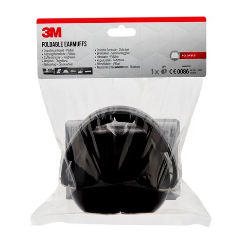 3M Kapselgehörschutz 90563E - Zielgruppe: Unisex - Typ: Kapsel - Detailfarbe: Schwarz - Grössensystem: EU - Grössentyp: Normalgrösse - Grösse: One Size cm