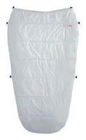 Grüezi Bag Feater – Das Fussheizungslicht 200 cm, Grau - Zielgruppe: Erwachsene - Einsatz Jahreszeit: Frühling - Sommer - Herbst - Winter - Schlafsacktyp: Mumienschlafsack - Temperatur von: 0 °C - Temperatur bis: 0 °C - Länge: 130 cm