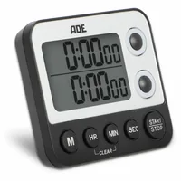 ADE Küchentimer TD2100-1 Schwarz - Materialtyp: Kunststoff - Funktionen: Alarm - Material: Kunststoff - Detailfarbe: Schwarz - Displaytyp: Digital