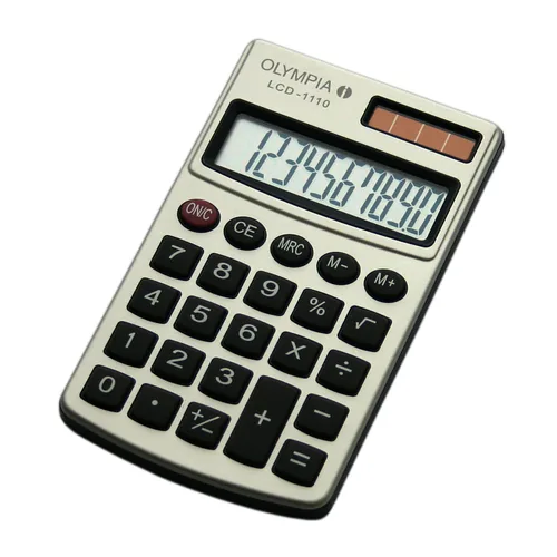 Olympia Taschenrechner LCD-1110 silber
