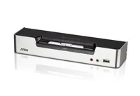 Aten KVM Switch CS1642A - Konsolen Ports: USB 2.0 - 3.5 mm Mikrofoneingang - 2x DVI-I (Dual View) - 3.5 mm Kopfhöreranschluss - Computer Ports: 3.5 mm Kopfhöreranschluss - 3.5 mm Mikrofoneingang - USB 2.0 - 2x DVI-I (Dual View) - KVM-Art: Lokal - Anzahl G