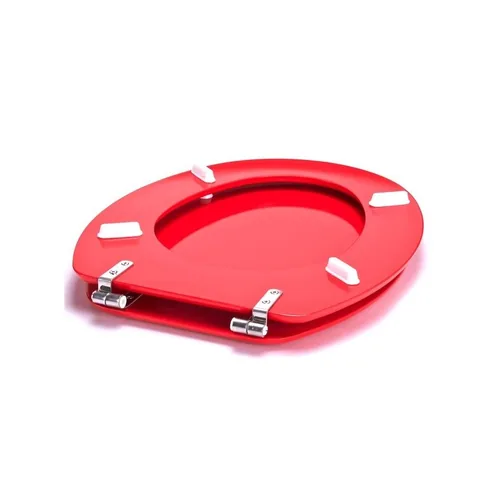 MSV 3700703993414 toilet seat Hard toilet seat MDF Red