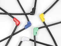 DELOCK Kabel Clips zum Abwinkeln 12 Stück farblich sortiert