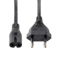 StarTech.com 1 m Laptop Ladekabel, EU Stecker auf C7, 2,5A 250V, 18AWG, Laptop Ersatzkabel, Drucker Stromkabel, Laptop Stromkabel/Netztkabel - UL gelistet (PXTNB2SEU1M)