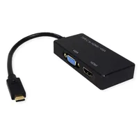 VALUE Display Adapter USB Typ C - VGA / HDMI