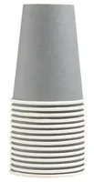 PRO nappe Einwegbecher 2 dl, 15 Stück, Grau - Produkttyp: Einwegbecher - Materialtyp: Papier - Material: Karton - Detailfarbe: Grau - Verpackungseinheit: 15 Stück