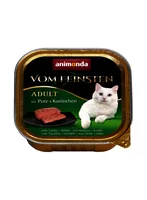 ANIMONDA Vom Feinsten Adult Turkey and rabbit - wet cat food - 100g
