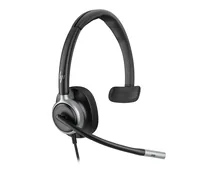 HP Poly Mission 615 Monaural USB Wired Headset Auricolare Cablato A Padiglione Ufficio USB Type-C / USB Type-A Nero
