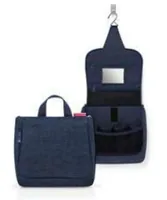 Reisenthel Toiletbag Twist Navy - Tiefe: 23 cm - Breite: 20 cm - Wasserfest: Ja - Höhe: 10 cm - Nachhaltigkeit: Nicht angegeben - Volumen: 3 l