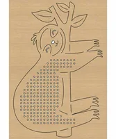 URSUS Stickset Kreuzstich Tiere 14.5 x 20 cm, 24 Stück - Detailfarbe: Braun - Produktart: Stickkarton